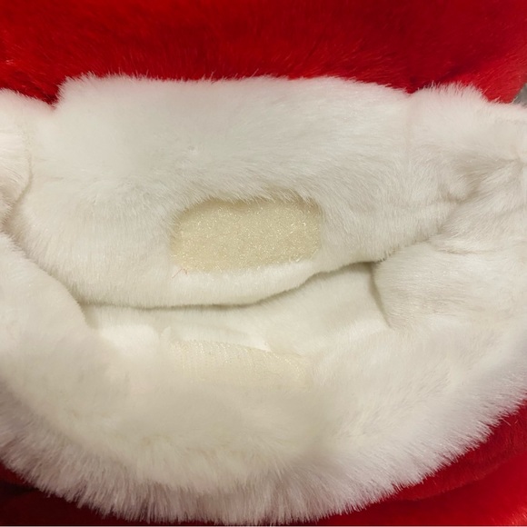 Dan Dee Smiley Face Happy Christmas Stocking Red Santa Laughing 21" Plush - Picture 6 of 9